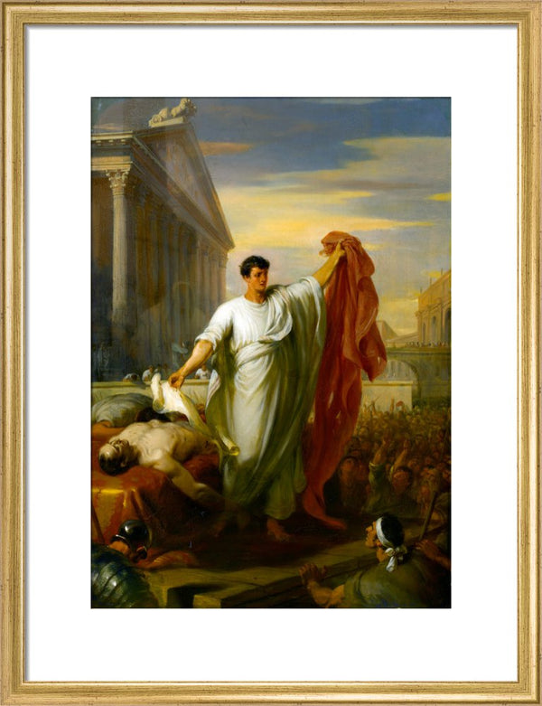 Marc Antony Reading the Will of Caesar