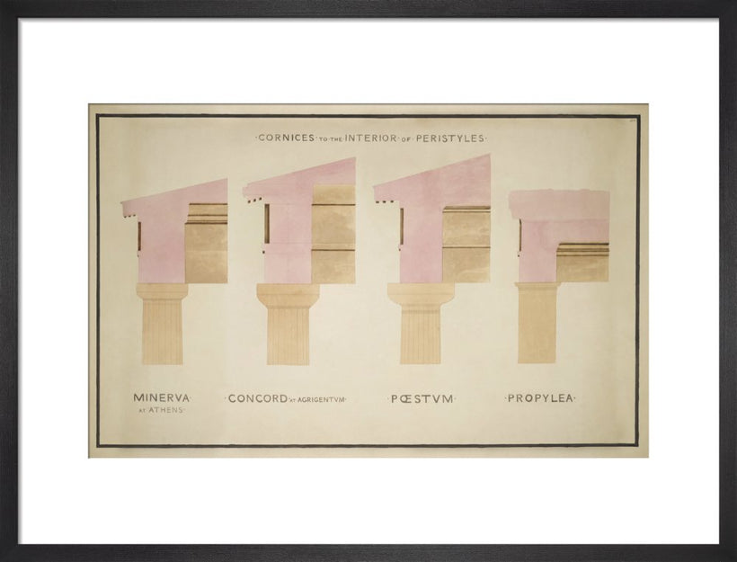 Doric Order: Cornices of Greek Buildings