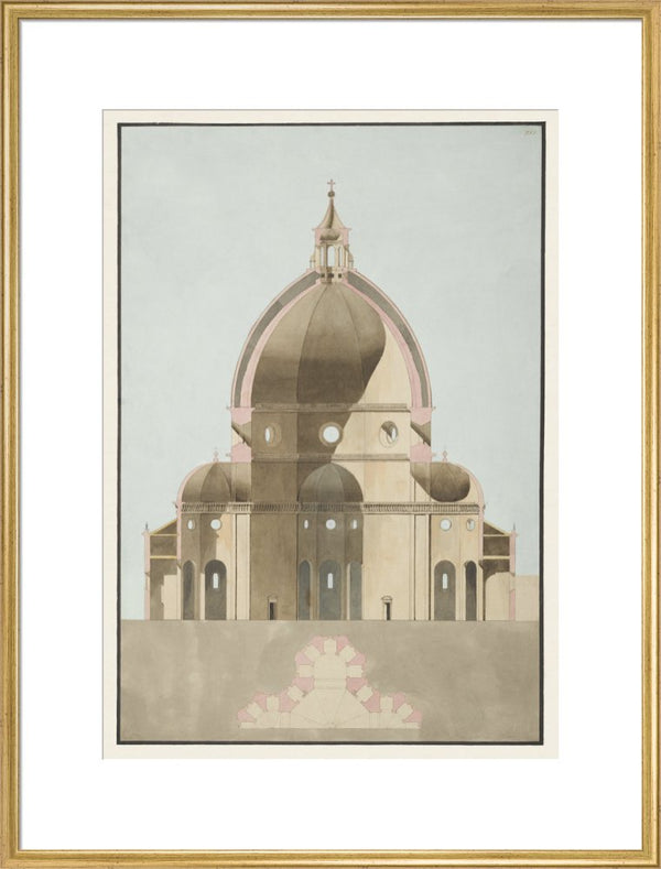 Dome Cross-Section, Florence Cathedral