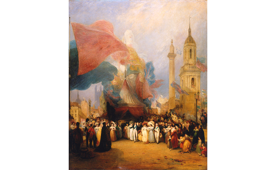 'Opening of London Bridge' Print