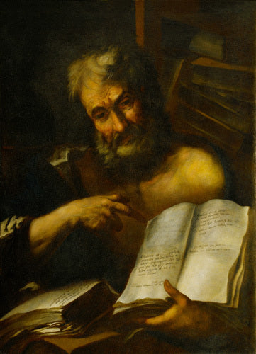 Study of a Man's Head: One of the Fathers