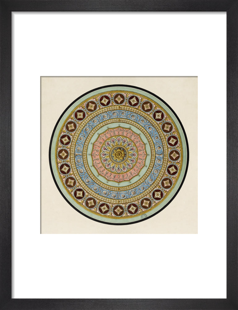 Unexecuted Manocchi Drawing for a Ceiling or a Carpet I, c1765-66