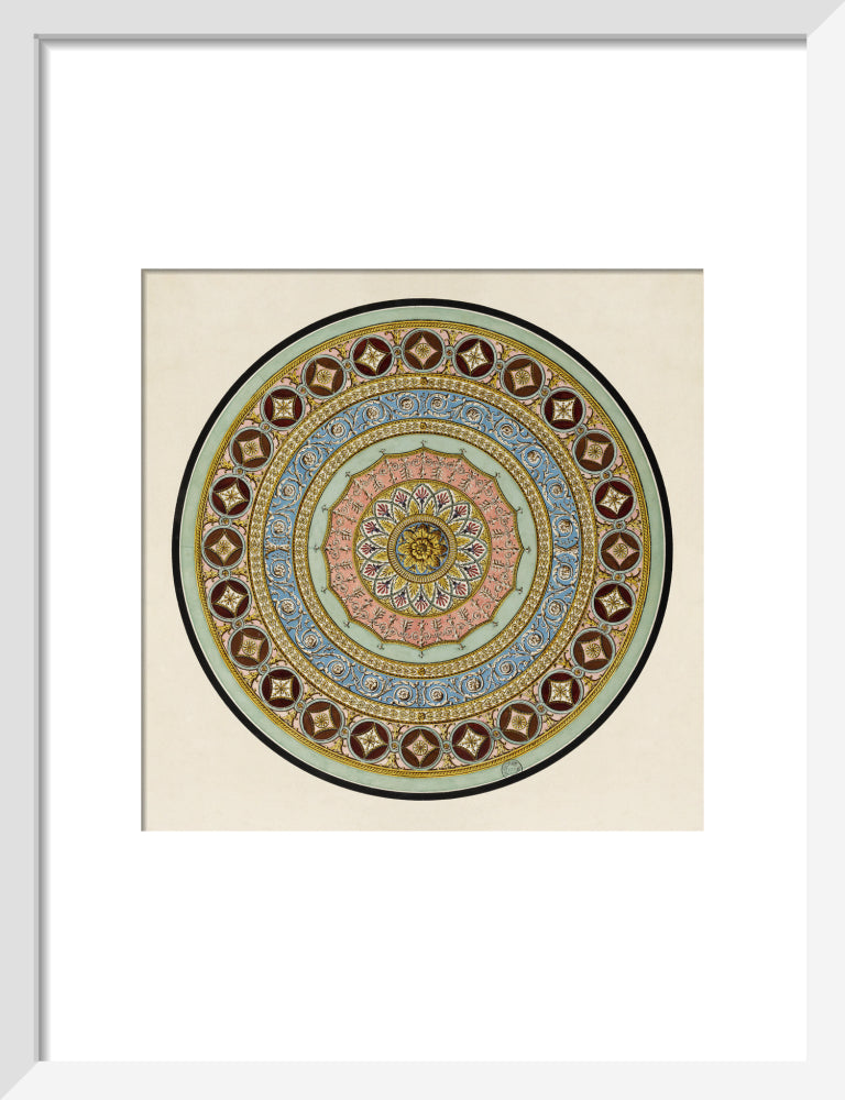 Unexecuted Manocchi Drawing for a Ceiling or a Carpet I, c1765-66