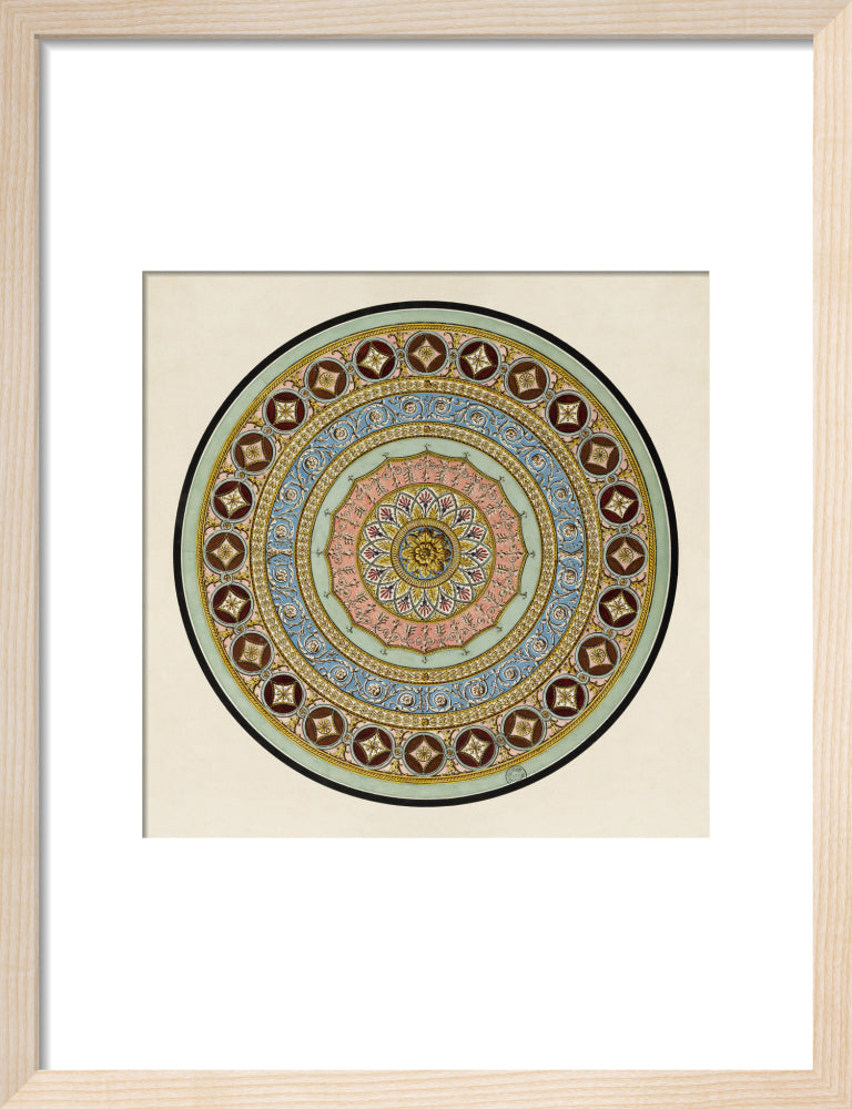 Unexecuted Manocchi Drawing for a Ceiling or a Carpet I, c1765-66