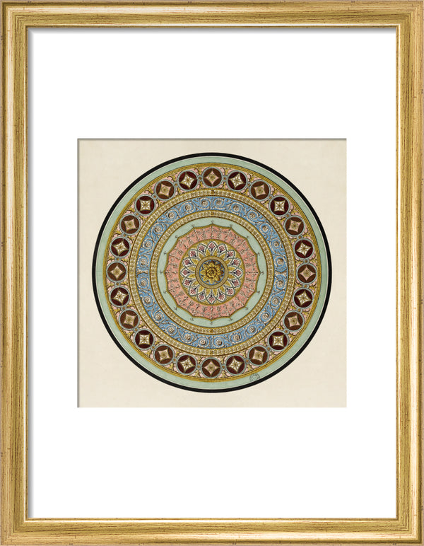 Unexecuted Manocchi Drawing for a Ceiling or a Carpet I, c1765-66