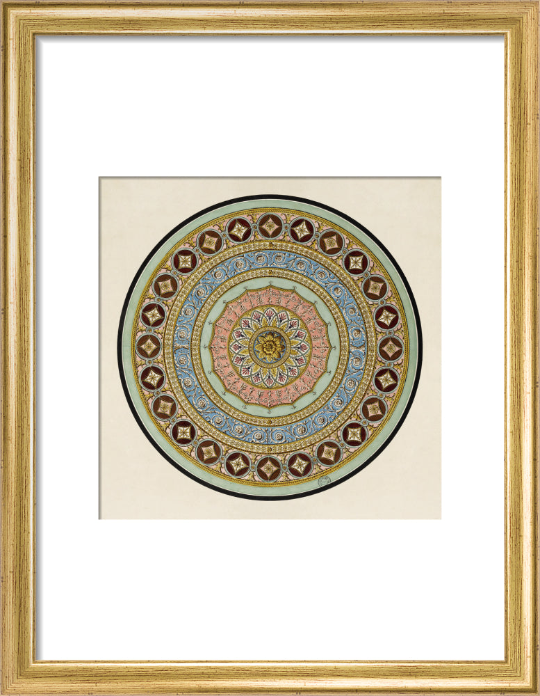 Unexecuted Manocchi Drawing for a Ceiling or a Carpet I, c1765-66