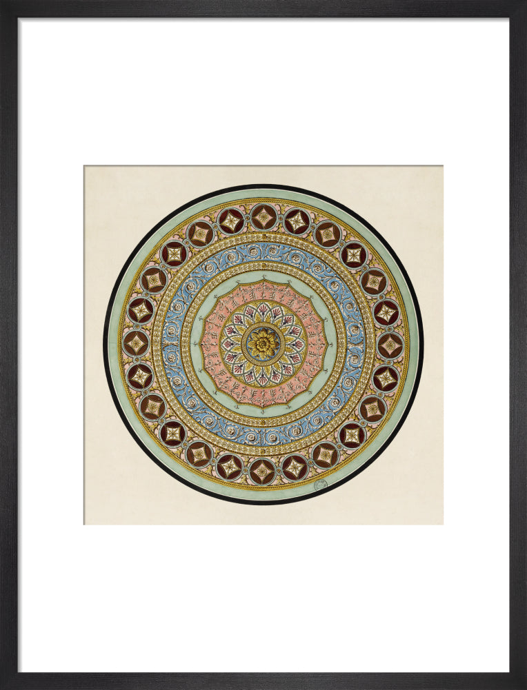 Unexecuted Manocchi Drawing for a Ceiling or a Carpet I, c1765-66