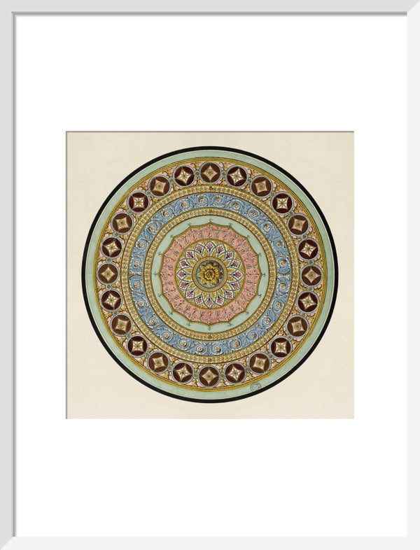 Unexecuted Manocchi Drawing for a Ceiling or a Carpet I, c1765-66