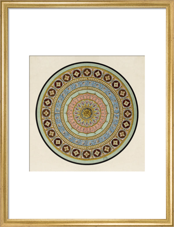 Unexecuted Manocchi Drawing for a Ceiling or a Carpet I, c1765-66