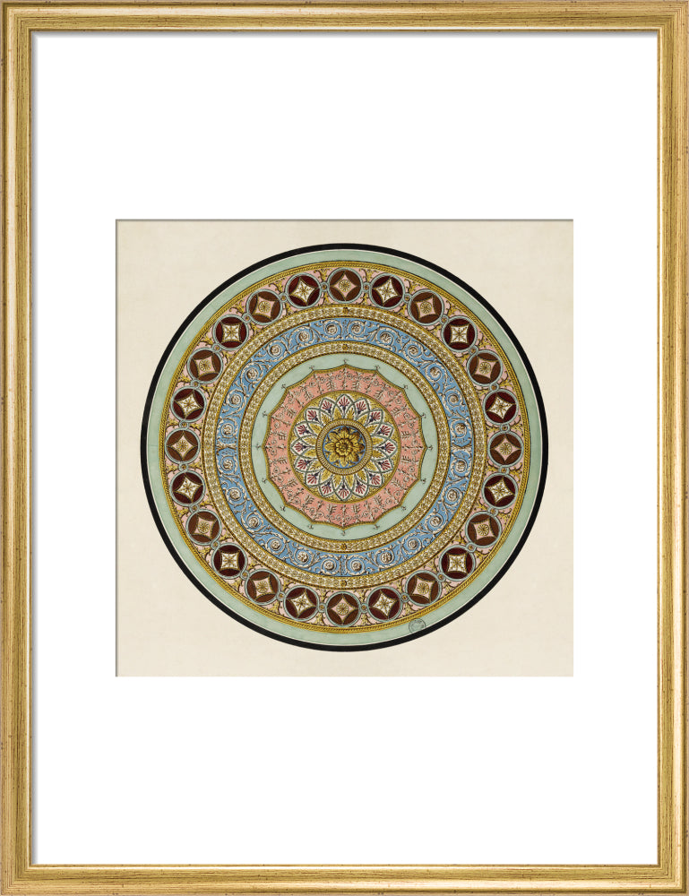 Unexecuted Manocchi Drawing for a Ceiling or a Carpet I, c1765-66