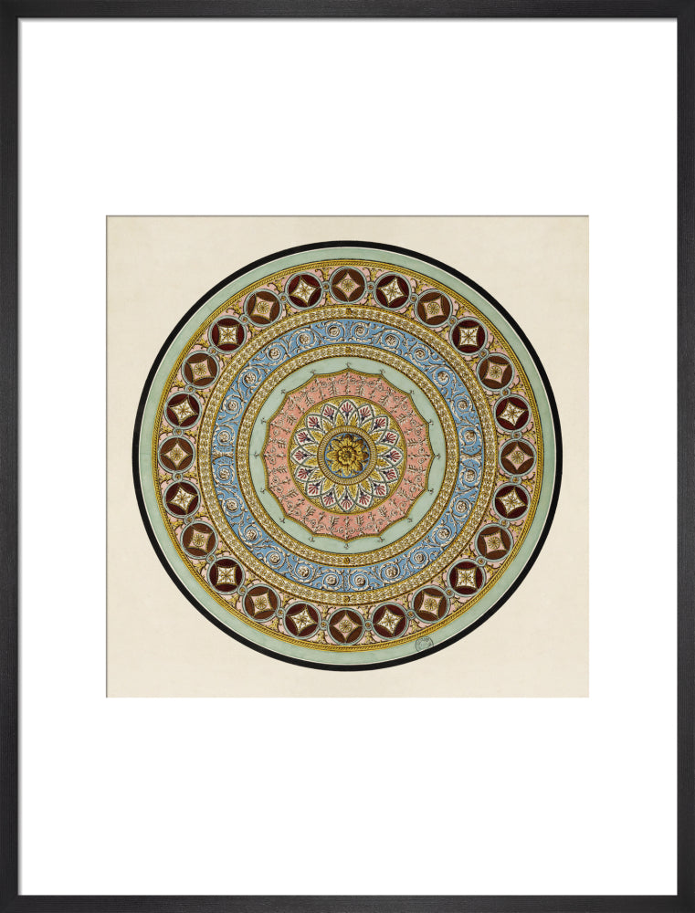 Unexecuted Manocchi Drawing for a Ceiling or a Carpet I, c1765-66