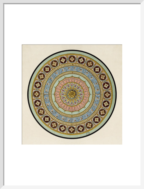 Unexecuted Manocchi Drawing for a Ceiling or a Carpet I, c1765-66