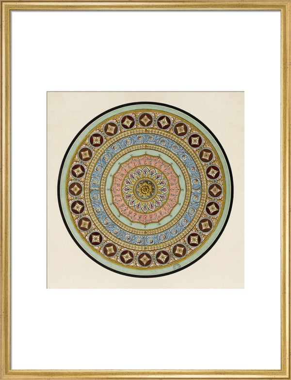Unexecuted Manocchi Drawing for a Ceiling or a Carpet I, c1765-66