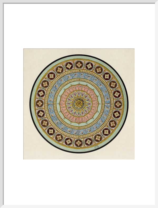 Unexecuted Manocchi Drawing for a Ceiling or a Carpet I, c1765-66
