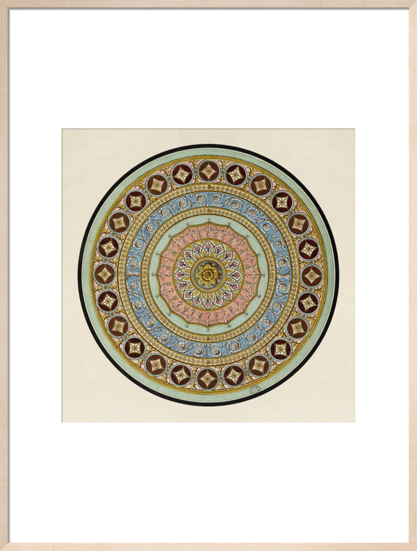Unexecuted Manocchi Drawing for a Ceiling or a Carpet I, c1765-66