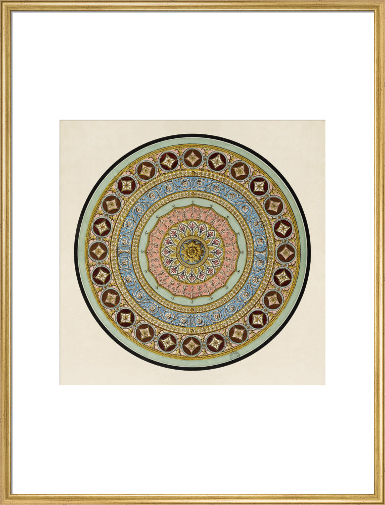 Unexecuted Manocchi Drawing for a Ceiling or a Carpet I, c1765-66