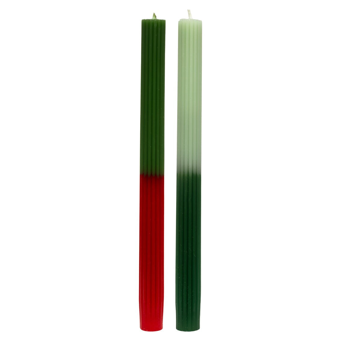 Festive Ombre Dinner Candles