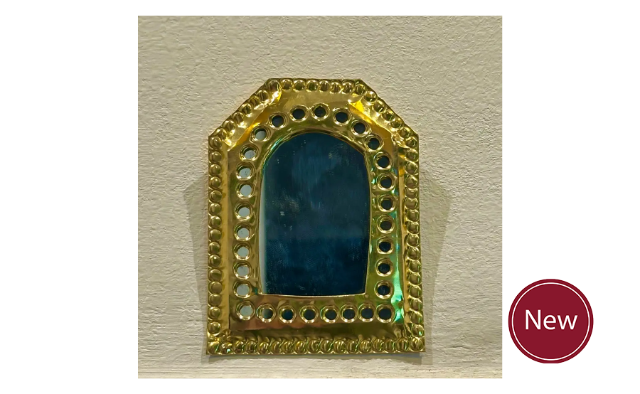 Mini Brass Mirror