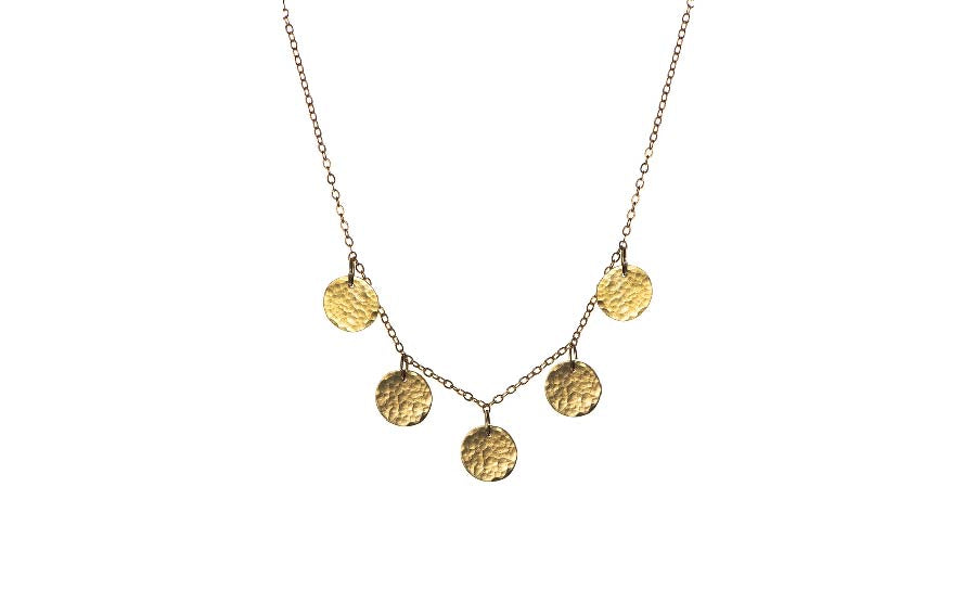 Brass Charm Necklace