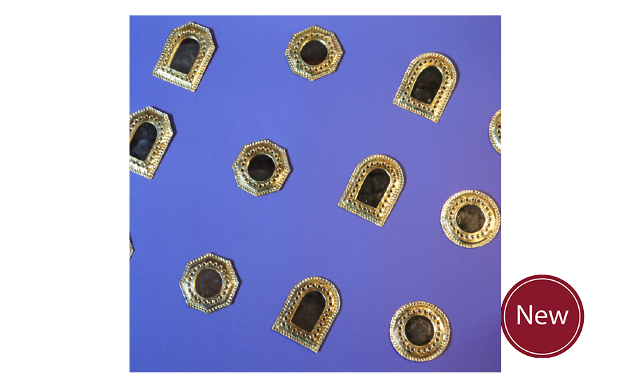 Mini Brass Mirror