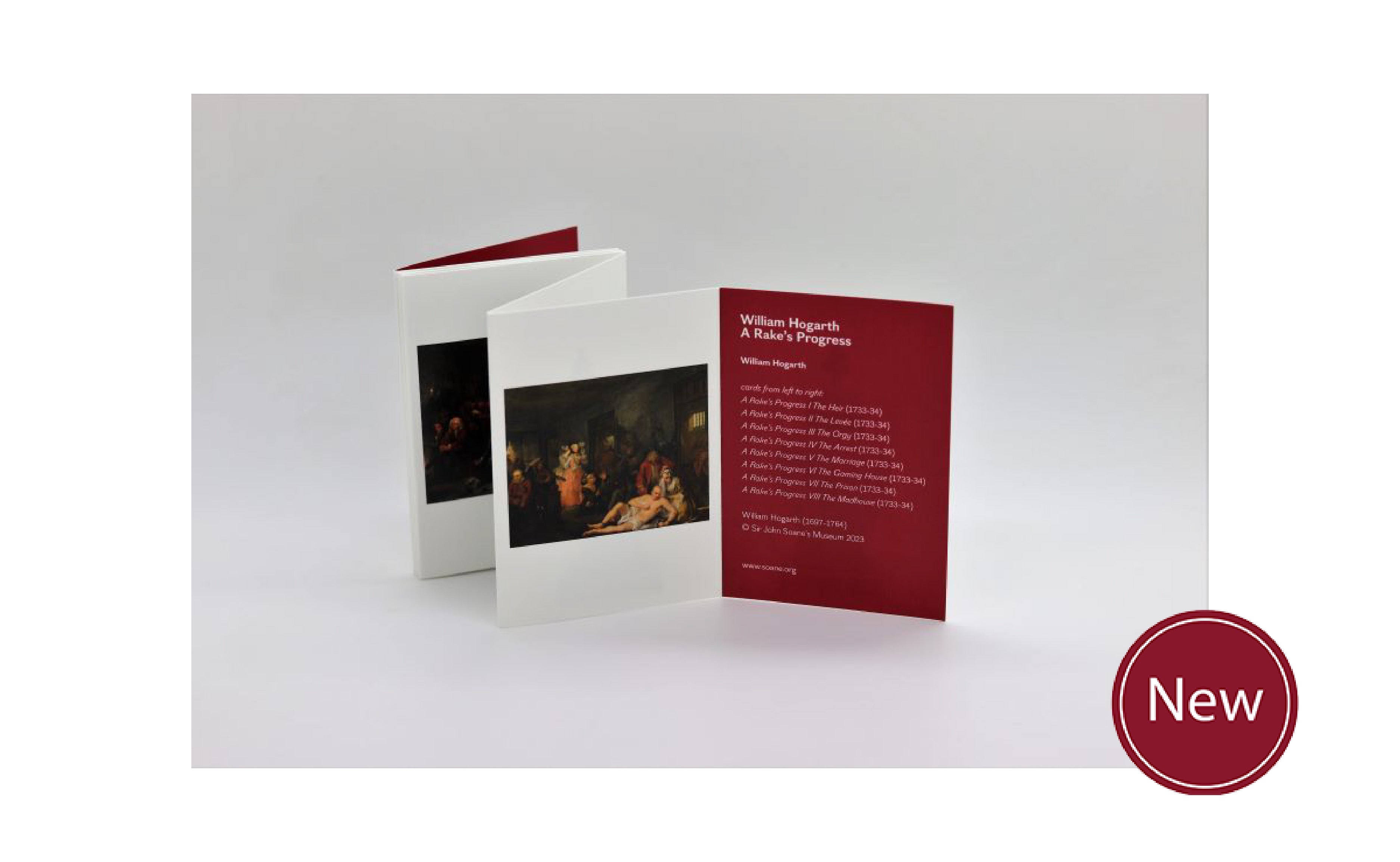 Concertina Card Set: Visions in Porcelain, A Rake's Progress
