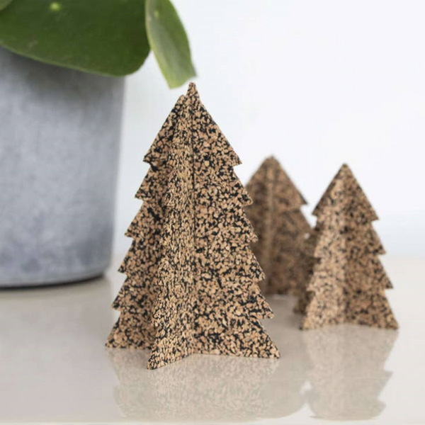 Recycled Cork Decorative Tree