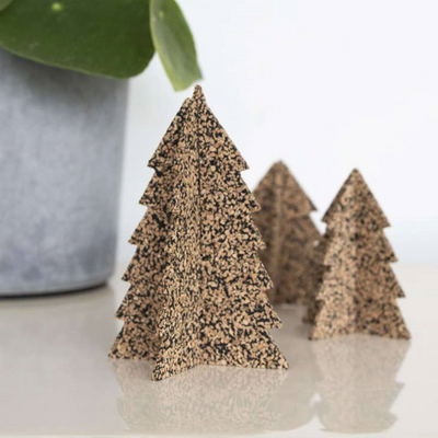 Recycled Cork Decorative Tree
