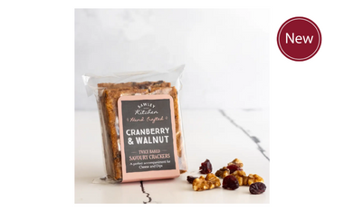 Cranberry & Walnut Savoury Crackers