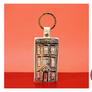 Colourful House Leather Key Fob