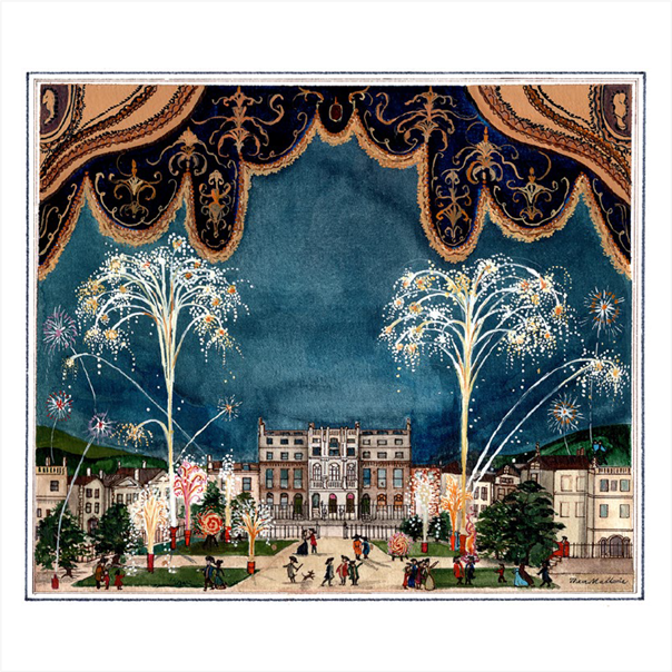 An Imagined Firework Display Christmas Cards Pack of 5