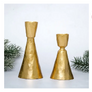 Small Gold Candlestick Holder