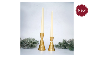 Tall Gold Candlestick Holder