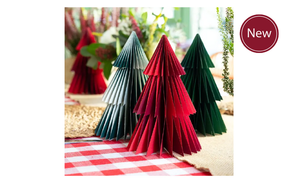Paper Honeycomb Tree Decorations