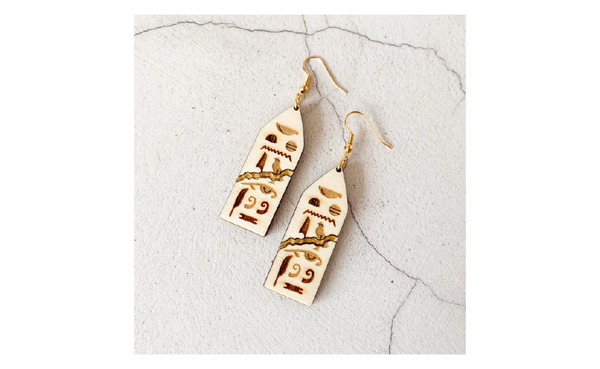 Cracked Obelisk Earrings