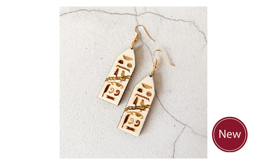 Cracked Obelisk Earrings