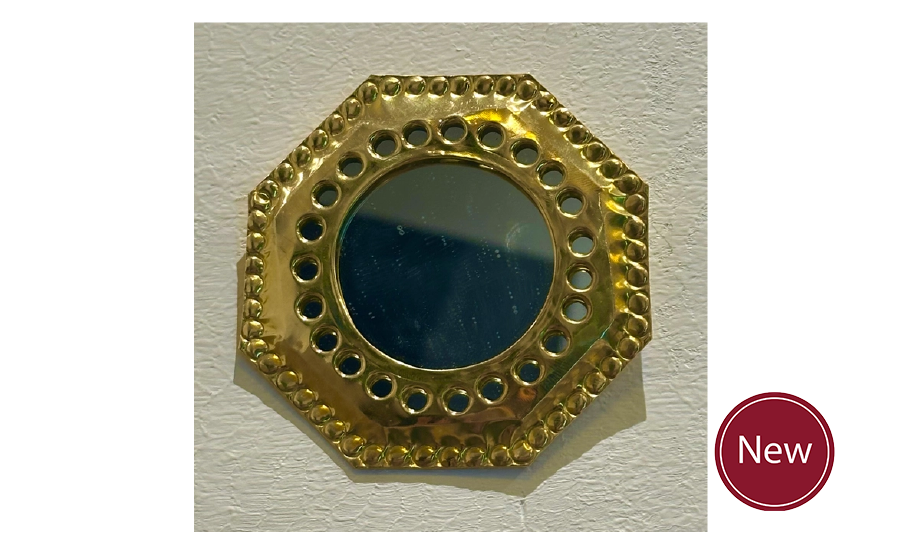 Mini Brass Mirror