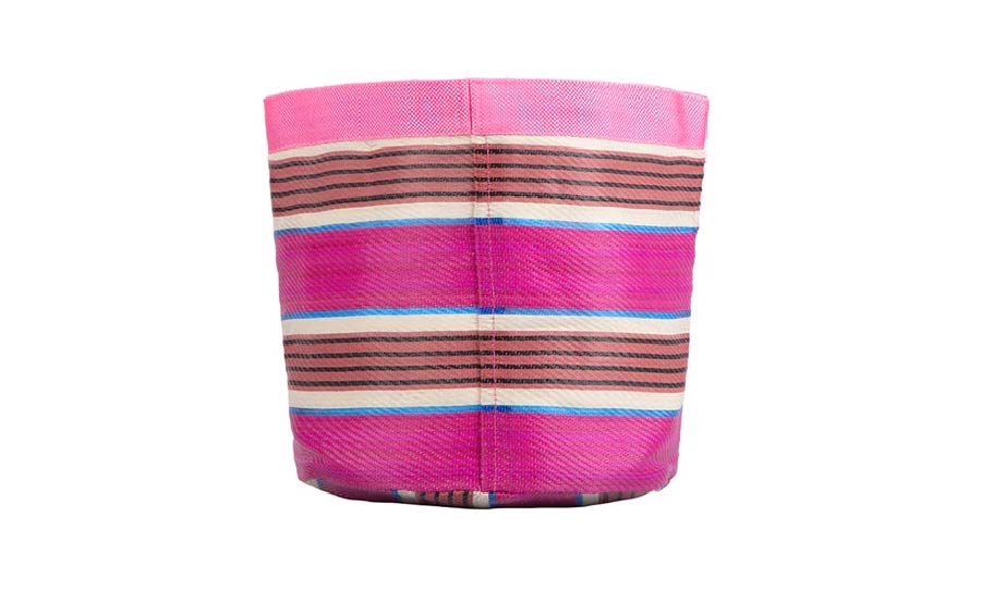 Pink Woven Basket