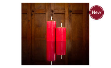 10cm Red Pillar Candle
