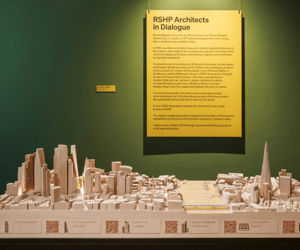 RSHP Architects in Dialogue: Exploring Model Making. Wednesday 3 September, 1 – 2 pm