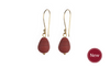 Red Bead Earrings
