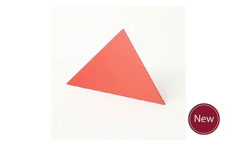 Orange Triangle Photo Clip