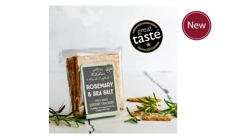 Rosemary & Sea Salt Savoury Crackers