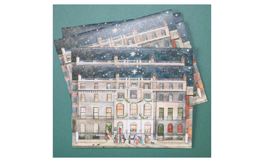 Pack of 5 Christmas cards: Christmas at the Soane Museum