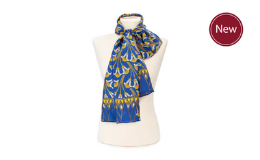 Lotus Flowers Silk Scarf