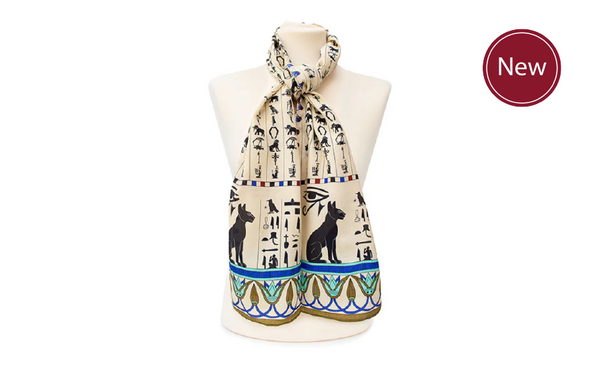 Hieroglyphics Silk Scarf