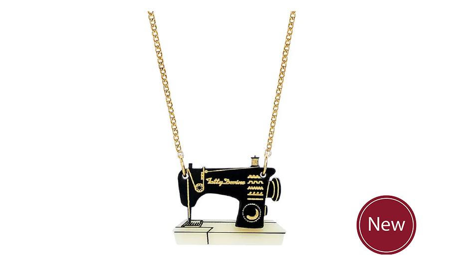 Tatty Devine Mini-Sewing Machine Necklace