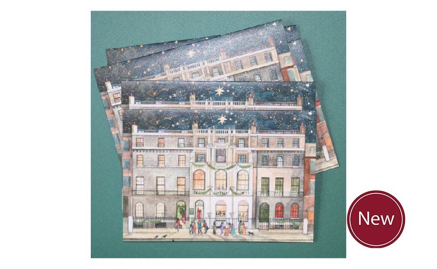 Pack of 5 Christmas cards: Christmas at the Soane