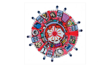 The Millennium Dome: Concept Drawing mantelpiece print