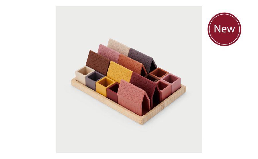 Village Blocks Playset