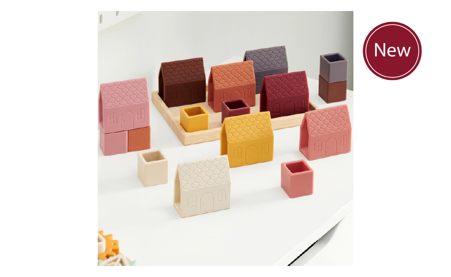 Village Blocks Playset